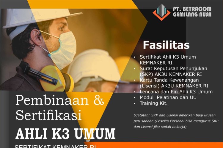 Jadwal AK3 Umum Terdekat