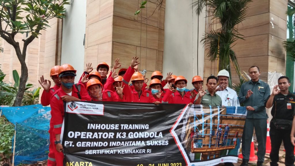 Inhouse Training Operator Gondola PT. Gerindo Indahtama Sukses, Tgl 19-21 Juni 2023, Jakarta inhouse operator gondola (2)