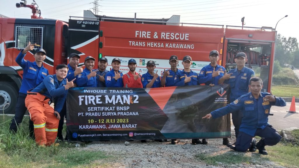 Inhouse Training Fireman 2, PT. Prabu Surya Pradana Tgl 10-12 Juli 2023 inhouse training fireman2 (2)