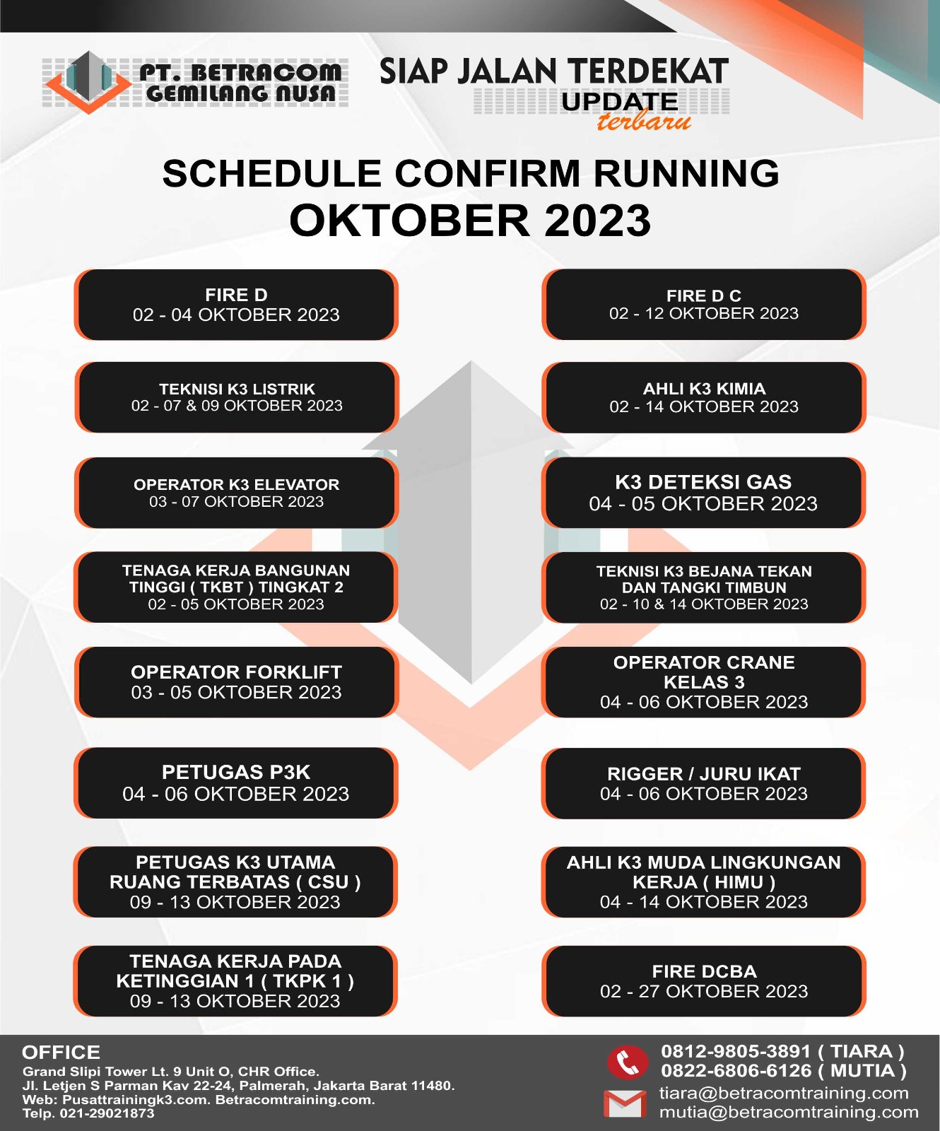 running oktober 2023