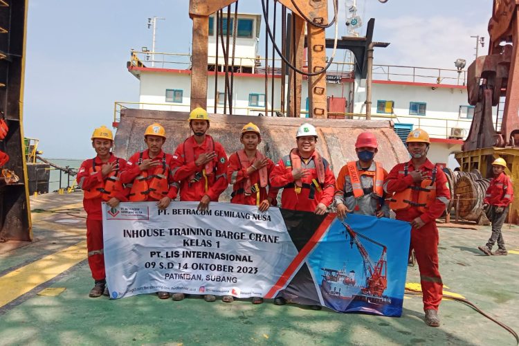 inhouse barge crane, 09 14 okt 2023