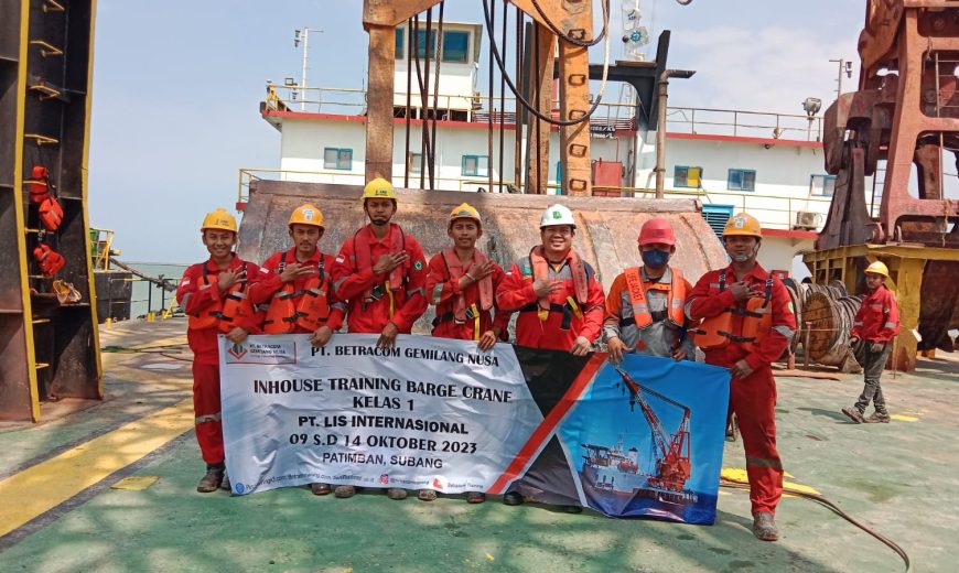 inhouse barge crane, 09 14 okt 2023