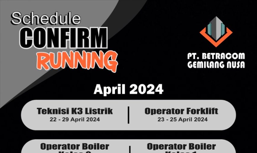 update running april 2024