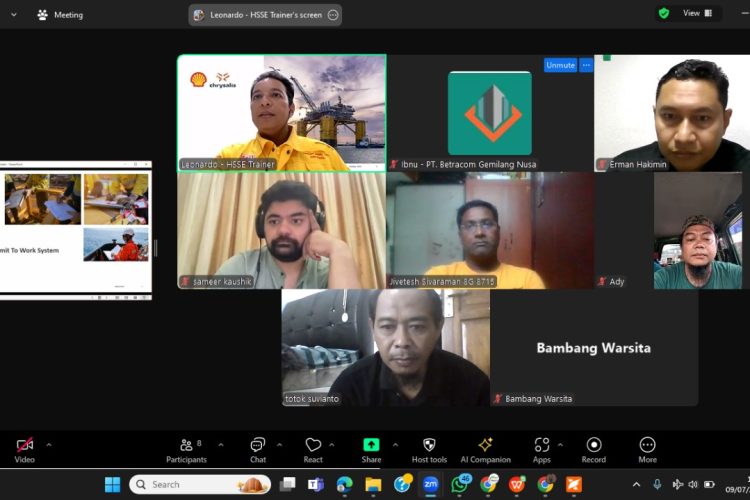 inhouse permit to work training (for maritim) 09 juli 2024