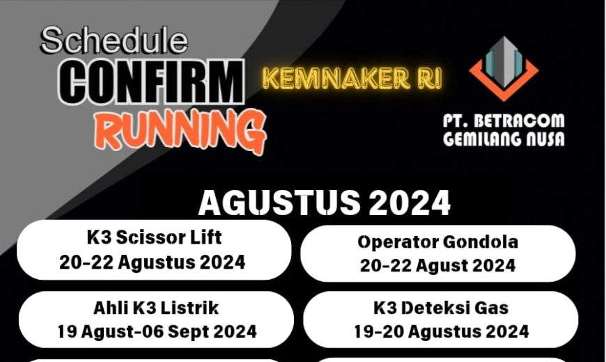 update running agustus 2024