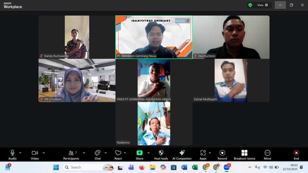 teknisi ruang terbatas 20 24 oktober 2025