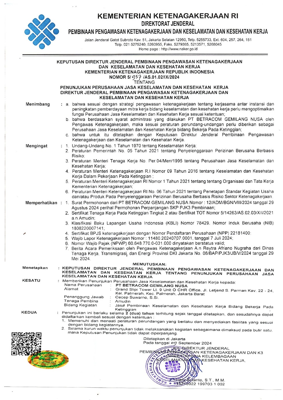 SKP Ketinggian Betracom